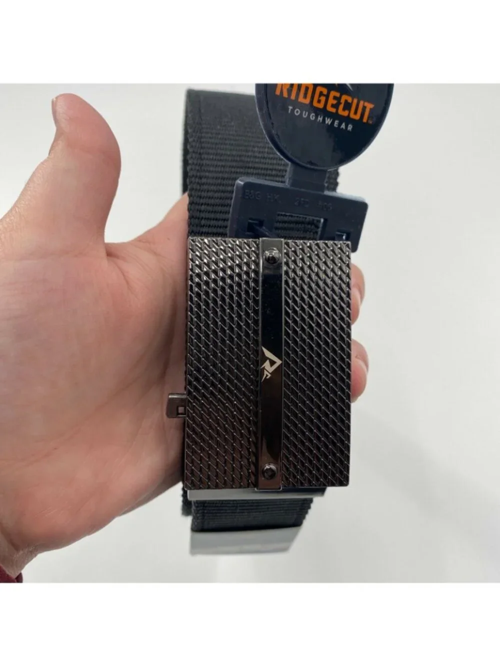 Ridgecut Men's Nylon Web Ratchet Belt Black sz L/38-40 Finish 2776-001